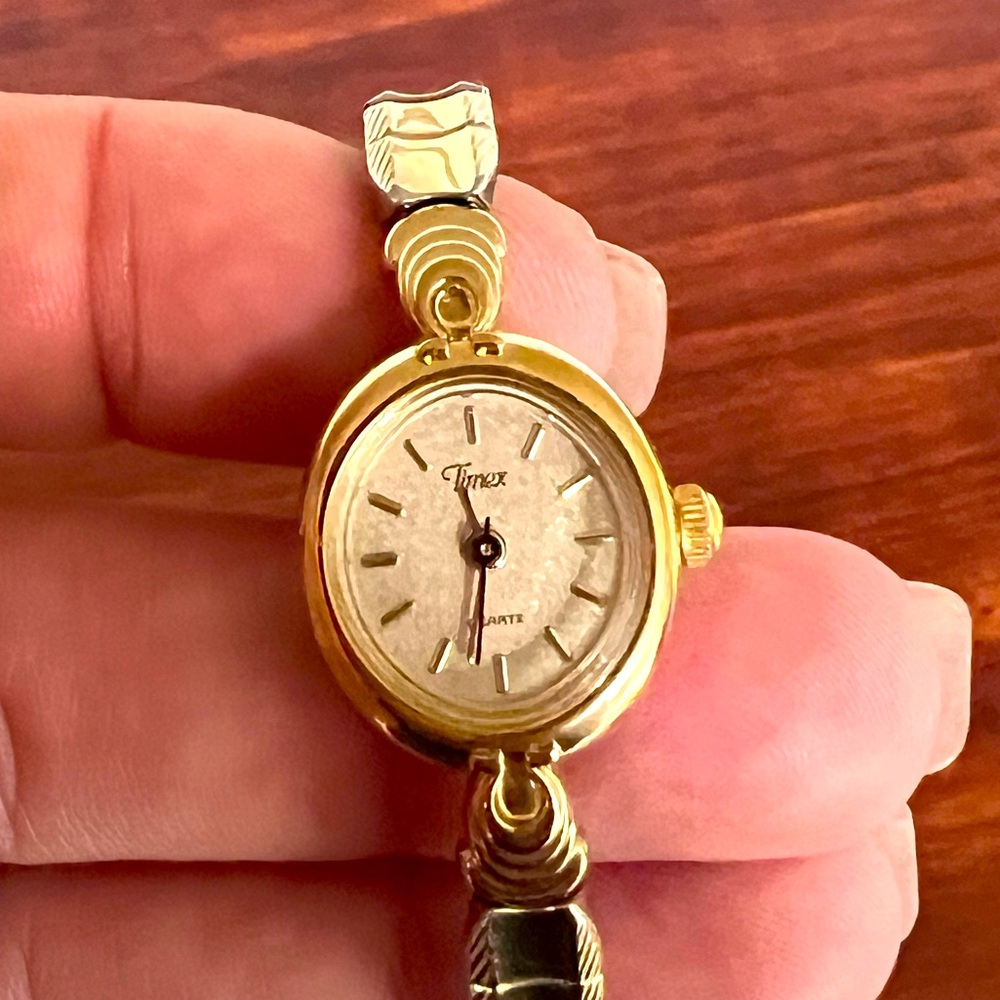 Vintage Gold Timex Watch